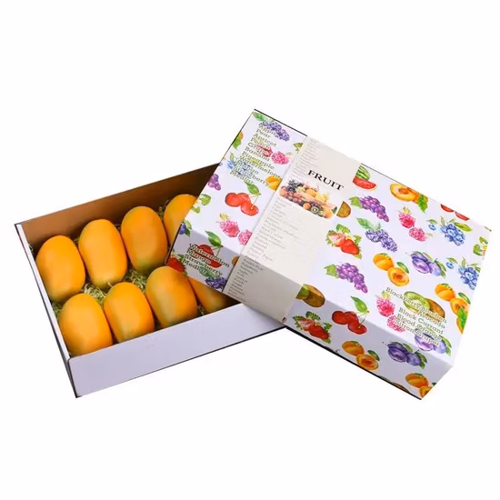 Kundenspezifische Kraftpapierbox, universelle Verpackung, Obst-Geschenkbox, Direkthersteller
