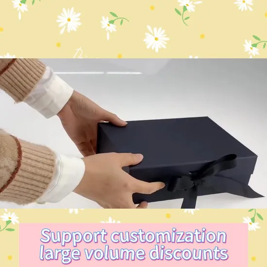 China Custom faltbare Karton Kosmetik Make-up Schmuck Kleidung magnetische Papier Geschenkverpackung Box Uhr Hochzeit Party Festival Geschenkverpackung Box