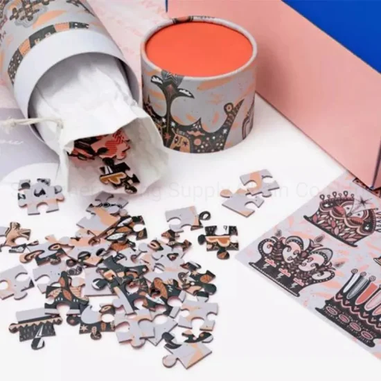 Benutzerdefinierte Druckspielpapier Karton Sublimation Rohlinge Puzzles für Erwachsene